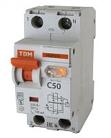 Выключатель автоматический дифференциальный АВДТ 63S 1п+N 40А C 100мА тип AC | код. SQ0202-0038 | TDM 